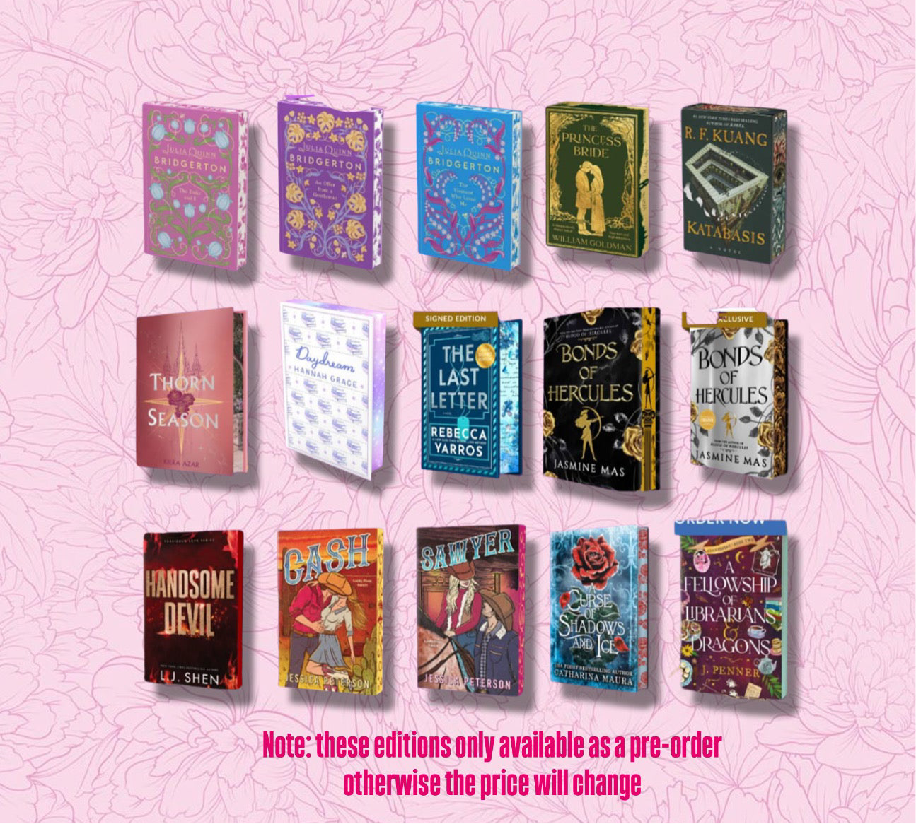 Upcoming special editions